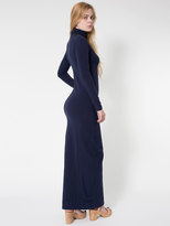 Thumbnail for your product : American Apparel Cotton Spandex Jersey Long Sleeve Turtleneck Maxi Dress