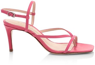 Schutz Aurora Slingback Leather Thong Sandals - ShopStyle