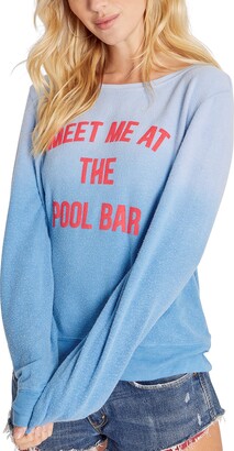 Wildfox Couture Women's Baggy Beach Long Sleeve Pullover Sweatshirt