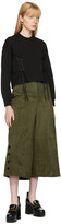 Thumbnail for your product : Chloé Black Merino Corsetted Crewneck
