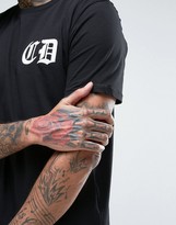 Thumbnail for your product : Criminal Damage T-Shirt In Black With Dragon Back Print
