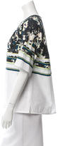 Thumbnail for your product : Erdem Floral Print Short Sleeve Top