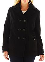 Thumbnail for your product : JCPenney St. John's Bay Classic Pea Coat - Plus