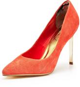 Thumbnail for your product : Ted Baker Elvena Heeled Court Shoes - Orange Suede