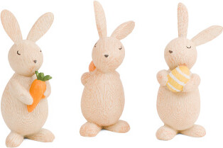 TJMAXX Set Of 3 Decorative Rabbits