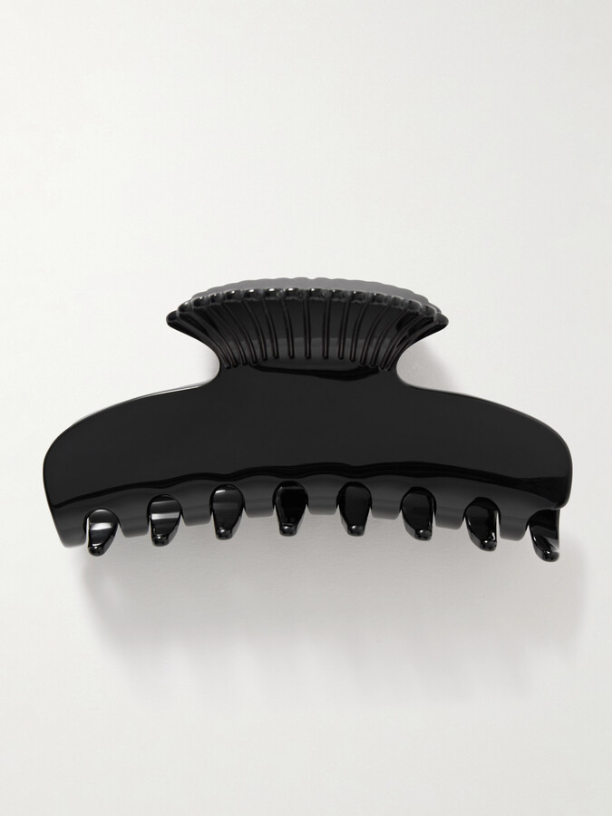 Sophie Buhai - Fan Shell Acetate Claw Clip - Black