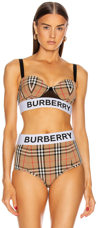 burberry two piece swimsuit