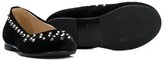 Thumbnail for your product : Ermanno Scervino TEEN studded ballerinas