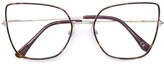 Thumbnail for your product : Tom Ford Eyewear Oversized Frame Glasses
