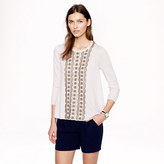 Thumbnail for your product : J.Crew Embroidered merino wool sweater
