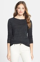 Thumbnail for your product : Caslon Burnout Boatneck Tee