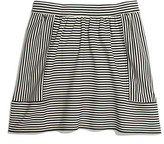 Thumbnail for your product : Madewell Ponte Swivel Skirt in Stripe