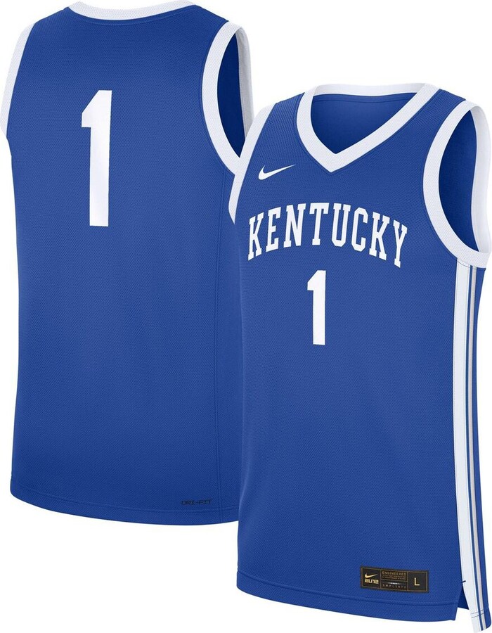 Nike Men's 1 Royal Kentucky Wildcats Road Replica Jersey