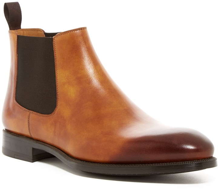 magnanni foster leather chelsea boot
