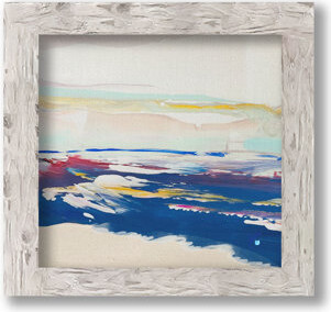 Mirrored Memory by Joan Davis. Paper Print - Mounted & Framed with Clear Acyrlic, image size - 30x30