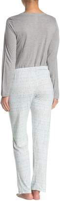 Jessica Simpson Watercolor Diamond Pajama Pants