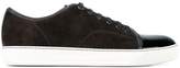 Thumbnail for your product : Lanvin Brown toe capped sneakers