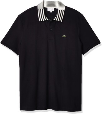 Lacoste Men's Short Sleeve Striped Color Slim Fit Pique Polo Shirt -  ShopStyle