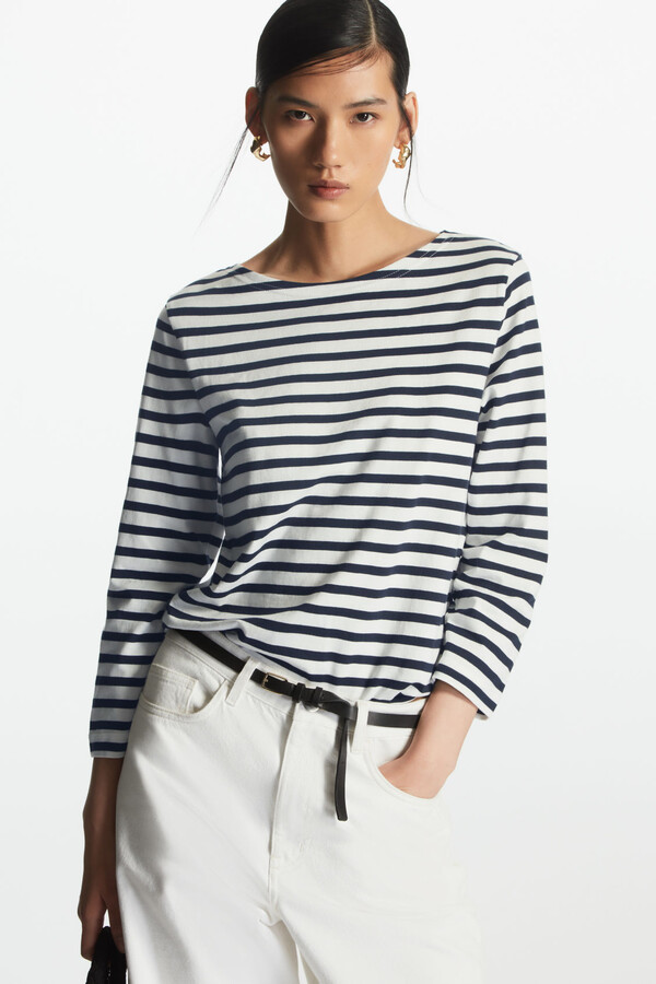 COS Boat Neck Top - ShopStyle