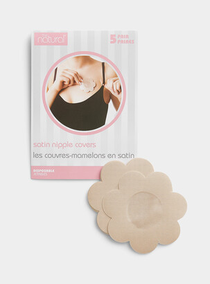 Fashionkilla adhesive silicone nipple cover pack in tan