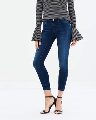 Only Silk Touch Ankle Skinny Jeans