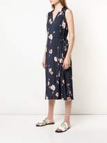 Thumbnail for your product : Vince tossed poppy pleated dress