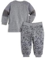 Thumbnail for your product : Splendid Boys' Mixed-Fabric Sweatshirt & Bear-Print Jogger Pants Set - Baby