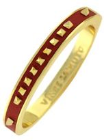 Thumbnail for your product : Vince Camuto Gold Tone and Orange Pyramid Bangle Bracelet
