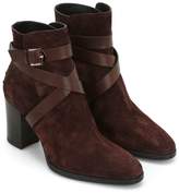 Thumbnail for your product : Tod's Strap Detailed Suede Booties