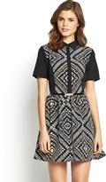 Thumbnail for your product : Love Label Short Sleeve Shirt Dress