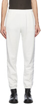 Thumbnail for your product : Haider Ackermann Off-White Logo Tape Perth Lounge Pants