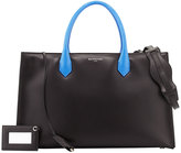 Thumbnail for your product : Balenciaga Padlock Nude Works Tote Bag, Black/Cobalt