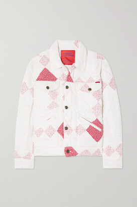 Mother + Net Sustain + Carolyn Murphy Mountain Drifter Quilted Patchwork Cotton-voile Jacket - Off-white
