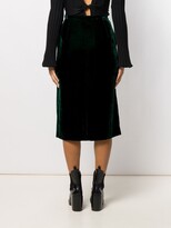 Thumbnail for your product : Valentino Pre-Owned 1980's Gathered Straight Skirt
