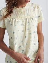 Thumbnail for your product : Lace Trim Printed Henley