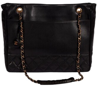 Chanel Black Shoulder Tote - Vintage Lux - ShopStyle