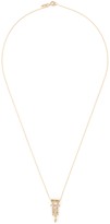 Thumbnail for your product : Xiao Wang 'Astro' diamond 18k gold pendant necklace