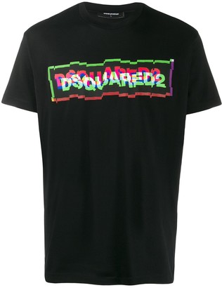 DSQUARED2 3-D-inspired graphic T-shirt