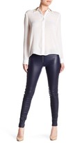Thumbnail for your product : Alice + Olivia Front Zip Genuine Leather Legging
