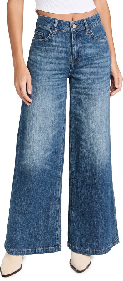 Triarchy Ms. Fonda High Rise Wide Leg Jeans