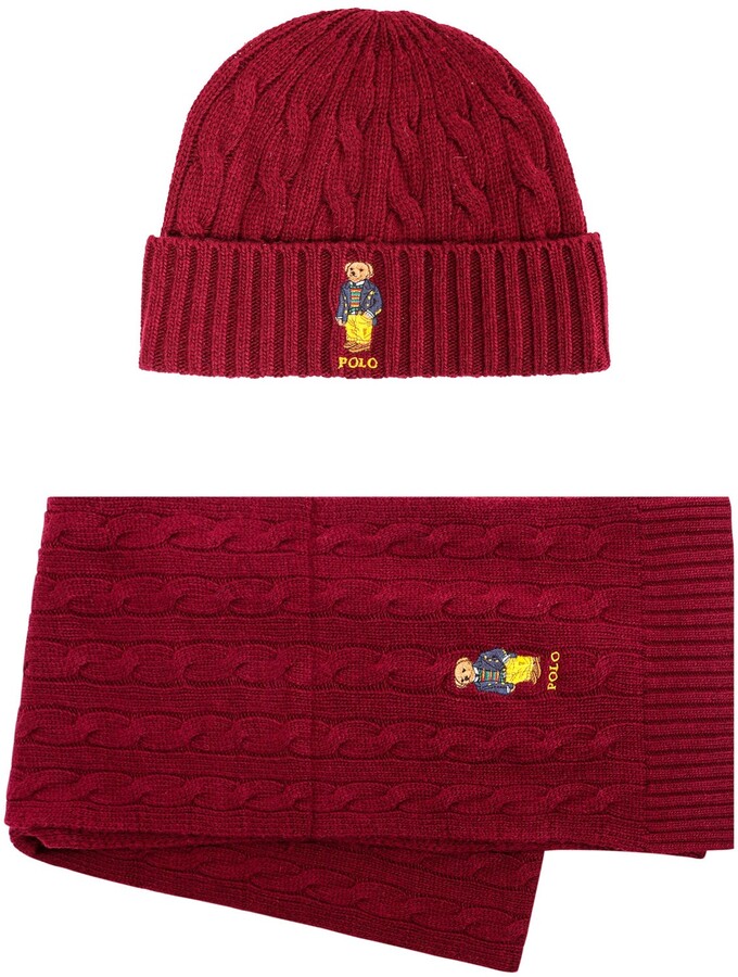 red polo beanie
