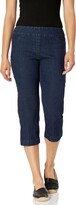 Thumbnail for your product : SLIM-SATION Women's Plus-Size Wide Band Pull On Straight Leg Capri