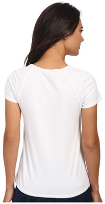 Mod-o-doc Classic Jersey Embroidered Eyelet Tee