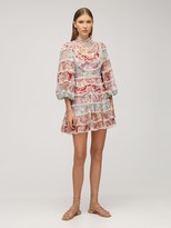 Thumbnail for your product : Zimmermann Ladybeetle Silk Chiffon Mini Dress