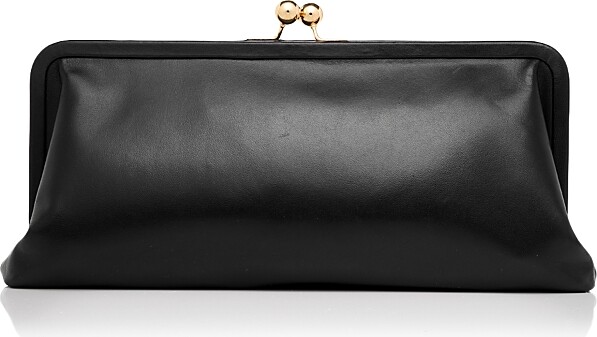 Aqua Leather Coin Purse Clutch - Exclusive