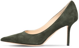 green pumps shoes