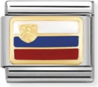 Nomination Composable Classic Flags of Europe Slovenia Stainless Steel