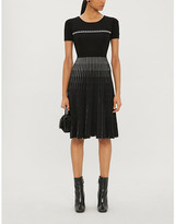 Thumbnail for your product : Pinko Infine pleated crepe dress