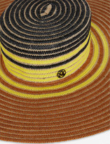 Thumbnail for your product : Maison Michel Ursula wide-brimmed straw hat