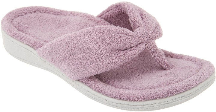 Vionic Terry Thong Slippers - Gracie 